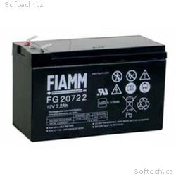 Fiamm olověná baterie FG20722 12V, 7,2Ah Faston 6,