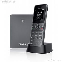 Yealink W73P, IP DECT báze+ručka, PoE, 1,8" bar.di