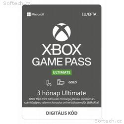 ESD XBOX - Game Pass Ultimate - předplatné na 3 mě