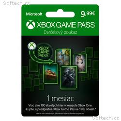 ESD XBOX - Game Pass dárková karta 9,99 EUR (předp