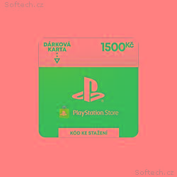 ESD CZ - PlayStation Store el. peněženka - 1500 Kč