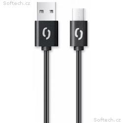 ALIGATOR Datový kabel 2A, USB-C černý