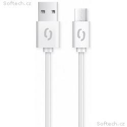 ALIGATOR Datový kabel 2A, USB-C bílý