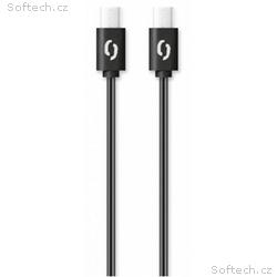 ALIGATOR Datový kabel POWER 3A, USB-C, USB-C, čern