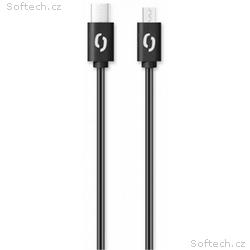 ALIGATOR Datový kabel POWER 3A, USB-C, microUSB če