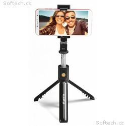Bluetooth selfie tyč ALIGATOR HA12, černá