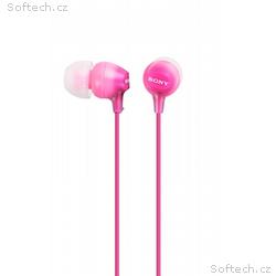 SONY sluchátka MDR-EX15LP, růžové