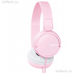 SONY sluchátka MDR-ZX110 růžové