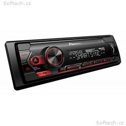 Pioneer MVH-S320BT autorádio s USB a Bluetooth čer