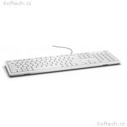 Dell KB216, Drátová USB, US layout, Bílá