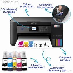 EPSON EcoTank ITS L4260- A4, 33-15ppm, 4ink, Wi-Fi