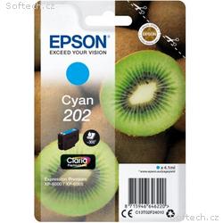 EPSON ink Cyan 202 Premium - singlepack, 4,1ml, 30