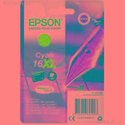 Epson Singlepack Cyan 16XL DURABrite Ultra Ink