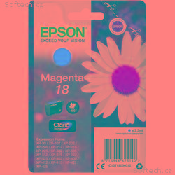 Epson Singlepack Magenta 18 Claria Home Ink