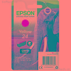 Epson Singlepack Yellow 24 Claria Photo HD Ink