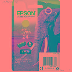 Epson Singlepack Light Cyan 24 Claria Photo HD Ink