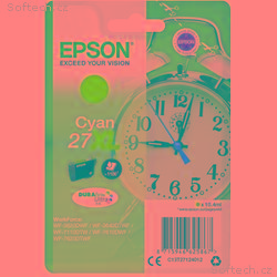 Epson Singlepack Cyan 27XL DURABrite Ultra Ink