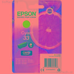 Epson Singlepack Cyan 33 Claria Premium Ink