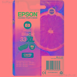 Epson Singlepack Photo Black 33XL Claria Prem. Ink