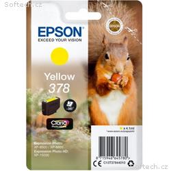 EPSON Singlepack Yellow 378 Claria Photo HD ink