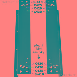 Držák pro zavěšení pokladní zásuvky C420, C425, C4