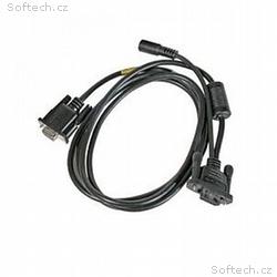 Cable: RS232, black, DB9, 5V, 2.9m (9.5’) straight