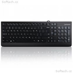 Lenovo 300, Drátová USB, CZ layout, Černá