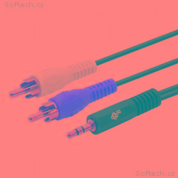 TB Touch Cable 3,5mm Mini Jack -2x RCA M, M 2,5m