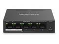 MERCUSYS switch MS105GP (5xGbE, 4xPoE+,65W, fanles