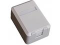 EuroLan modulární UTP zásuvka na omítku, pro 1x ky
