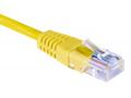 Masterlan patch kabel UTP, Cat5e, 0,25m, žlutý