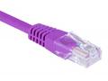 Masterlan patch kabel UTP, Cat5e, 0,25m, fialový