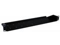 Masterlan police pevná s perforací, 1U, 19", 150mm
