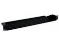 Masterlan police pevná s perforací, 1U, 19", 150mm