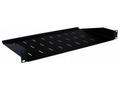Masterlan police pevná s perforací, 1U, 19", 250mm