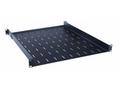 Masterlan police pevná s perforací, 1U, 19", 550mm
