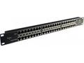 MaxLink POE panel 24 portů, 1U pro rack 19", stíně
