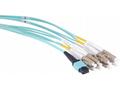Masterlan optický MPO patch cord, MPOupc female, 4