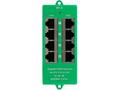 MaxLink Gigabitový 4-portový PoE panel, 802.3af, a