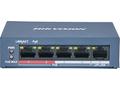 Hikvision DS-3E0105P-E, M(B) PoE Switch, 4x PoE, 3