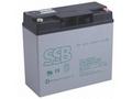 SSB olověná baterie AGM 12V, 18Ah, M5, VRLA, život