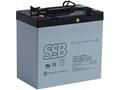 SSB olověná baterie AGM 12V 55Ah, životnost 10-12l