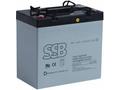 SSB olověná baterie AGM 12V 55Ah, životnost 10-12l