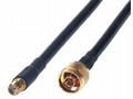 Pigtail RF240 0,5m - RSMA female, N male