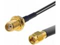 Pigtail RF240 0,2m - SMA female, SMA male
