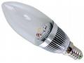 EuroLight LED žárovka E14, 3W, 6500k, QP3003 - sví