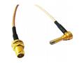 Pigtail 15cm RG316 RSMA female - MS156 male 90° úh