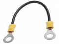 Propojovací DC kabel mezi bateriemi, 15cm, 2x očko