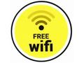 Samolepka Free Wifi