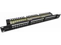 Solarix patch panel 24 x RJ45 CAT6 UTP s vyvazovac
